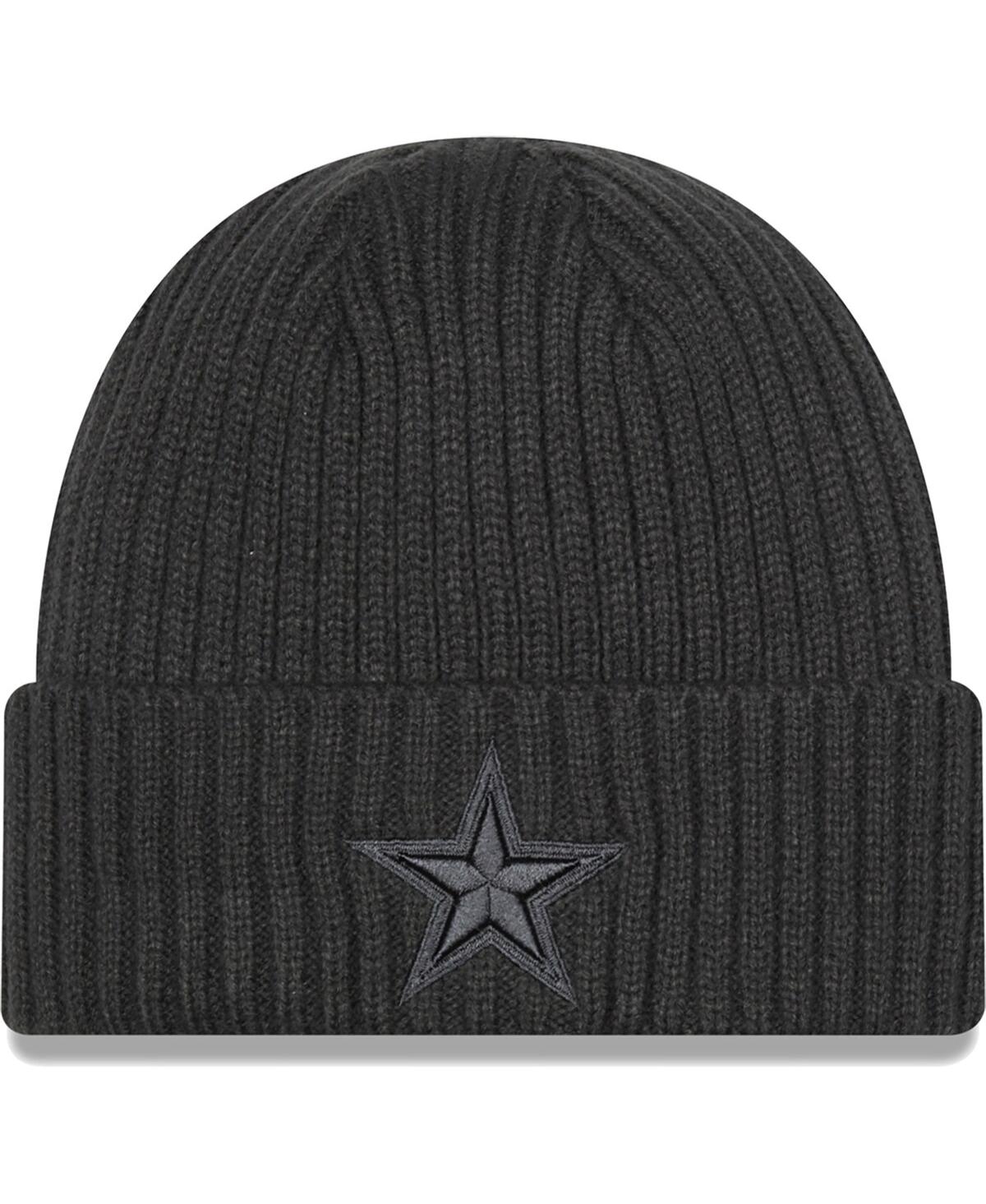 New Era Babies' Big Boys  Graphite Dallas Cowboys Core Classic Cuffed Knit Hat