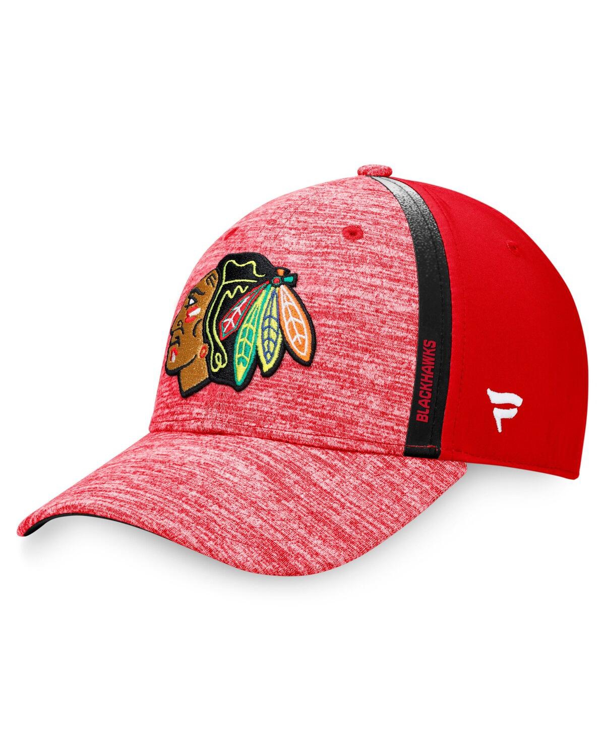 Fanatics Men's  Red Chicago Blackhawks Defender Flex Hat