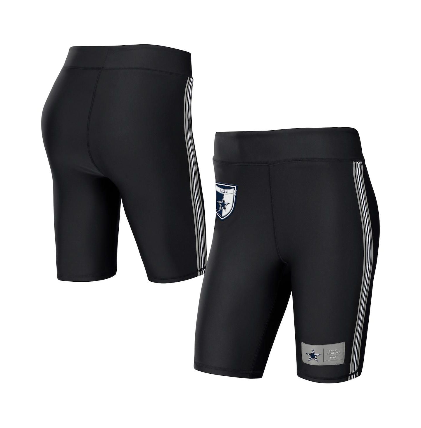 Женские шорты WEAR by Erin Andrews Black Dallas Cowboys Biker — фото 1