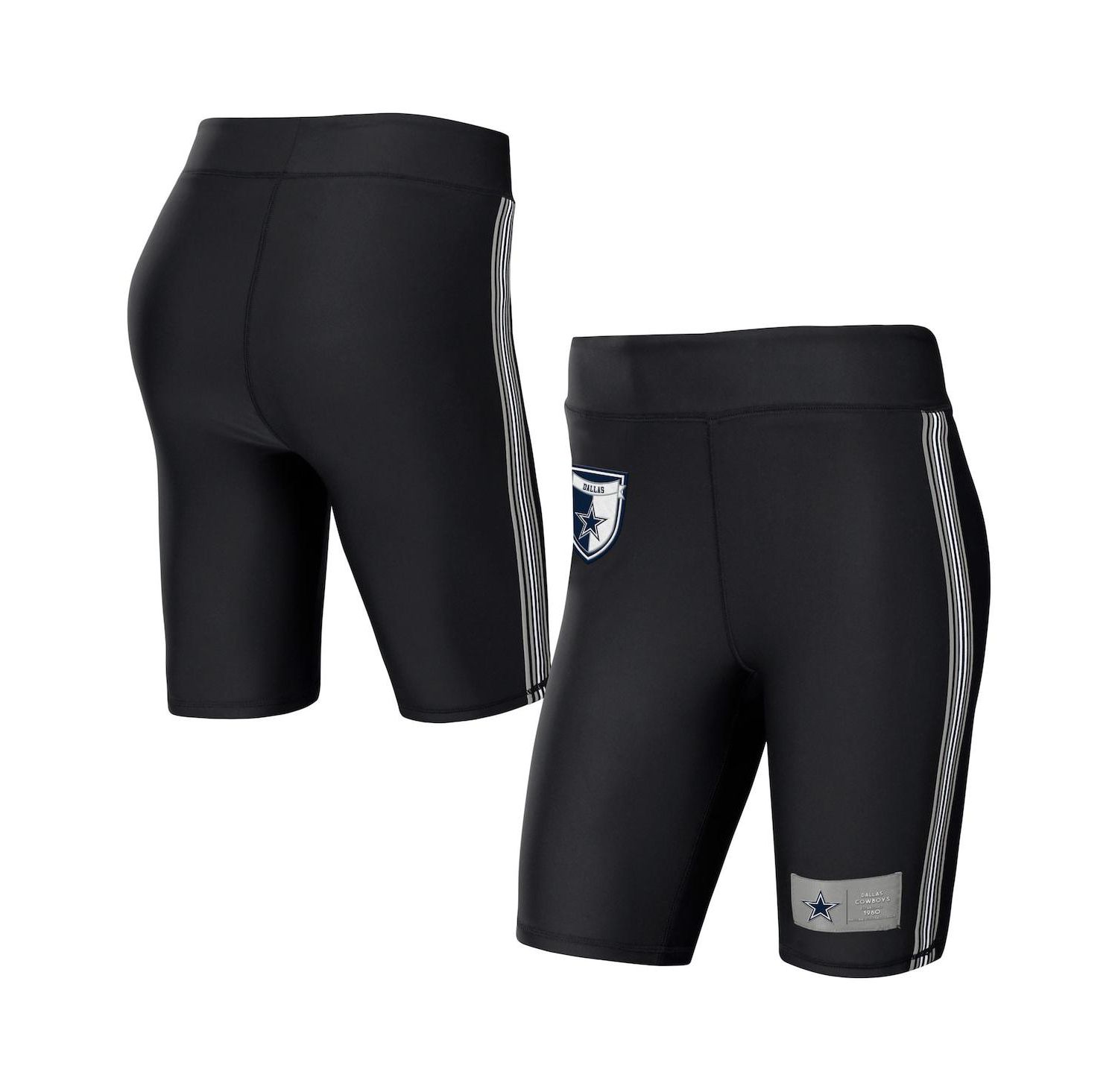 Women's Black Dallas Cowboys Biker Shorts