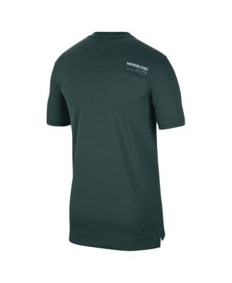 Men's Green Michigan State Spartans 2022 Coaches UV Performance T-shirt