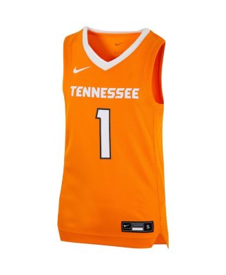 Big Boys #1 Tennessee Orange Tennessee Volunteers Team Replica Basketball Jersey