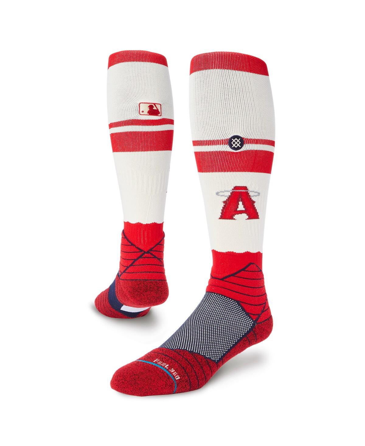 Stance Men's  Red Los Angeles Angels City Connect Over The Calf Socks