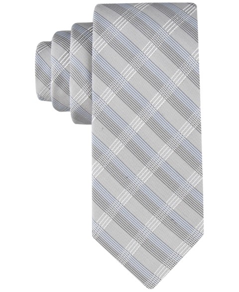 Мужские Calvin Klein Men's Creme Plaid Tie