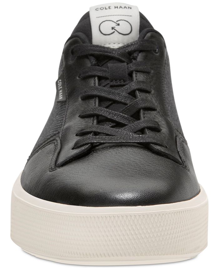 cole haan grandprø perforated low top sneaker