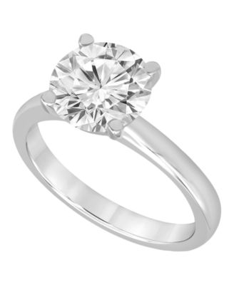 Badgley Mischka - Certified Lab Grown Diamond Solitaire Engagement Ring (4 ct. t.w.) in 14k Gold