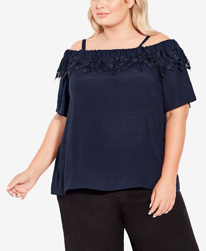 Cold shoulder 2025 tops at macy's