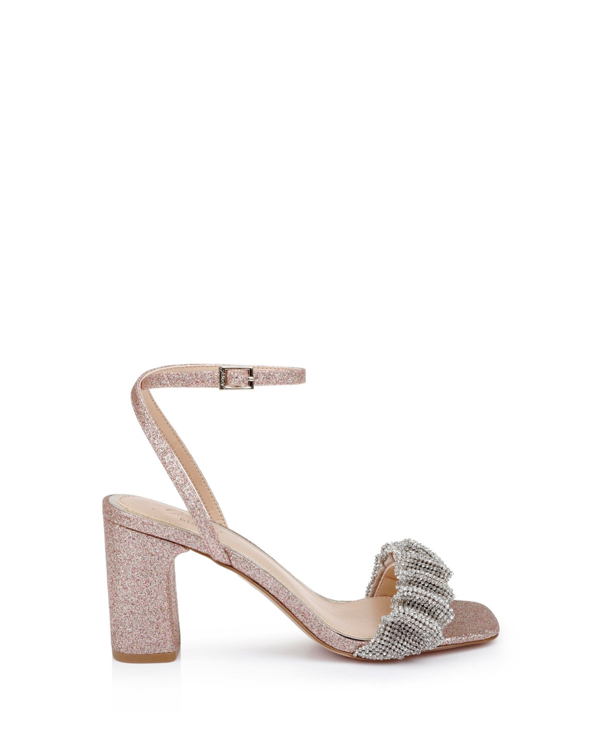 Jewel Badgley Mischka Women's Rita Block Heel Evening Sandals
