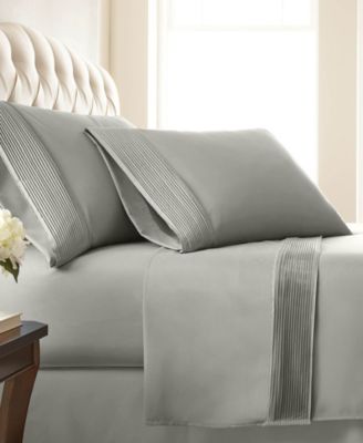 Classy Pleated 21" Extra deep, Pocket Sheet Set, California King