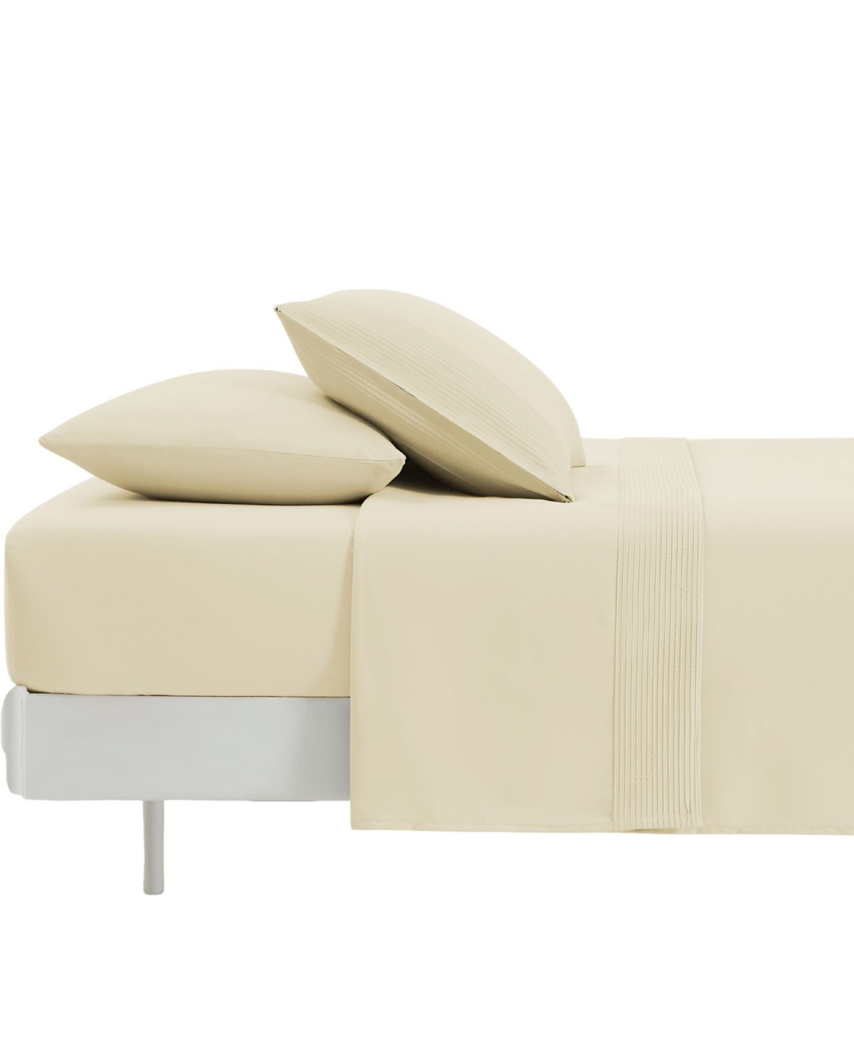 Southshore Fine Linens Classy Pleated 21" Extra deep, Pocket Sheet Set