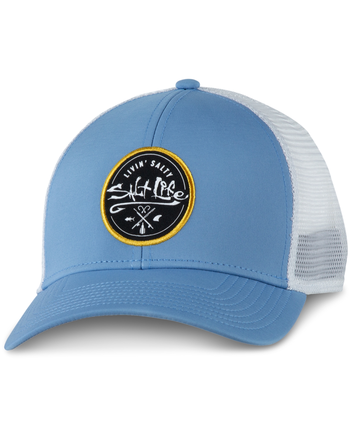 Salt Life Men's Playin' Hookie Relaxed-fit Stretch Hat In Steel Blue