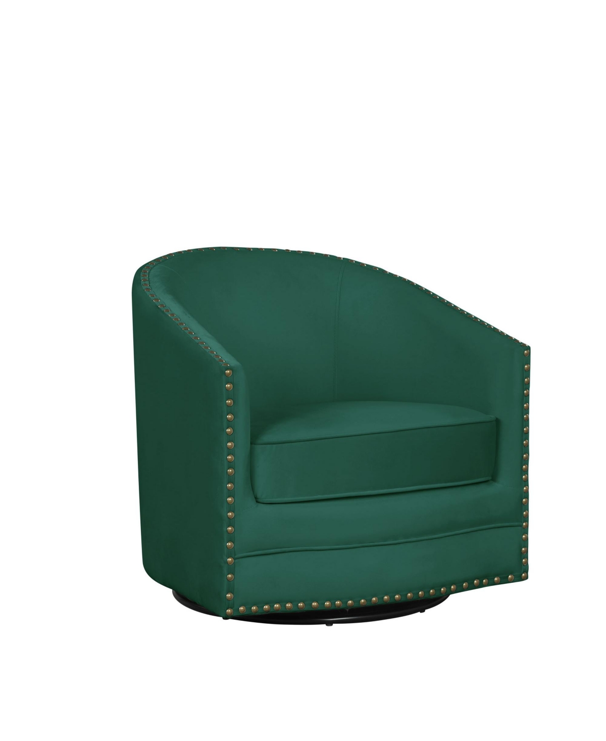 Lifestyle Solutions 28.5" Hailey Swivel Tub Chair In Green
