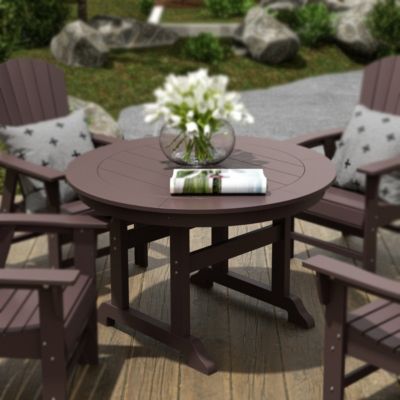 47" Round Outdoor Patio Dining Table