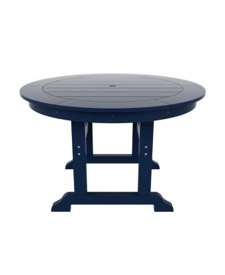 47" Round Outdoor Patio Dining Table