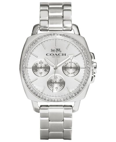 COACH WOMEN'S BOYFRIEND STAINLESS STEEL BRACELET WATCH 40MM 14502079