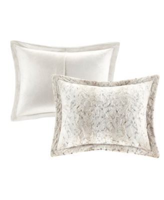 Zuri Faux-Fur 4-Pc. Comforter Set, Full/Queen