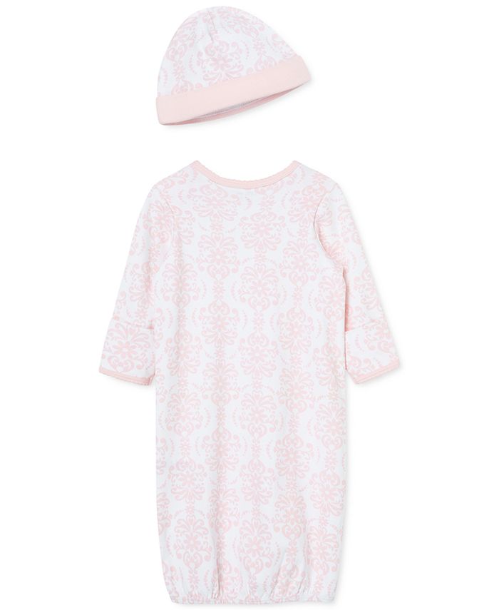 Little Me Baby Girls Sleep Gown and Hat, 2 Piece Set Macy's