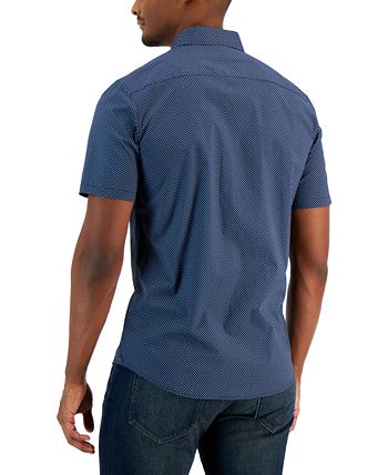 Michael kors short sleeve button down store