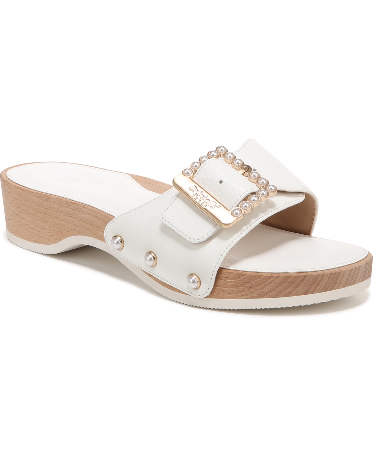 Women's Original-Mod Slide Sandals - White Faux Leather