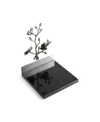Black Orchid Dinner Napkin Holder