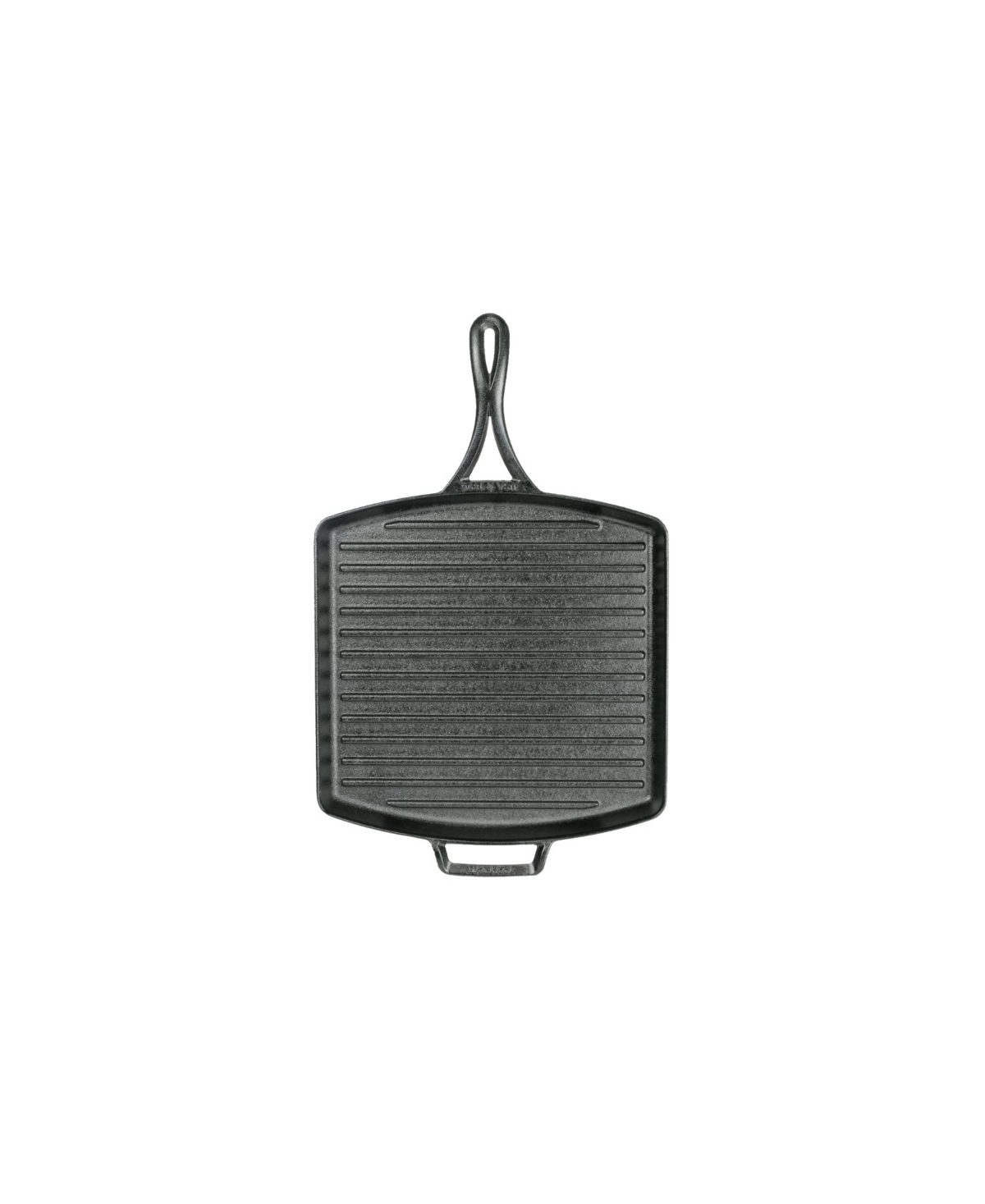 Lodge Cast Iron Blacklock Triple Seasoned 12" Square Grill Pan Cookware In Black