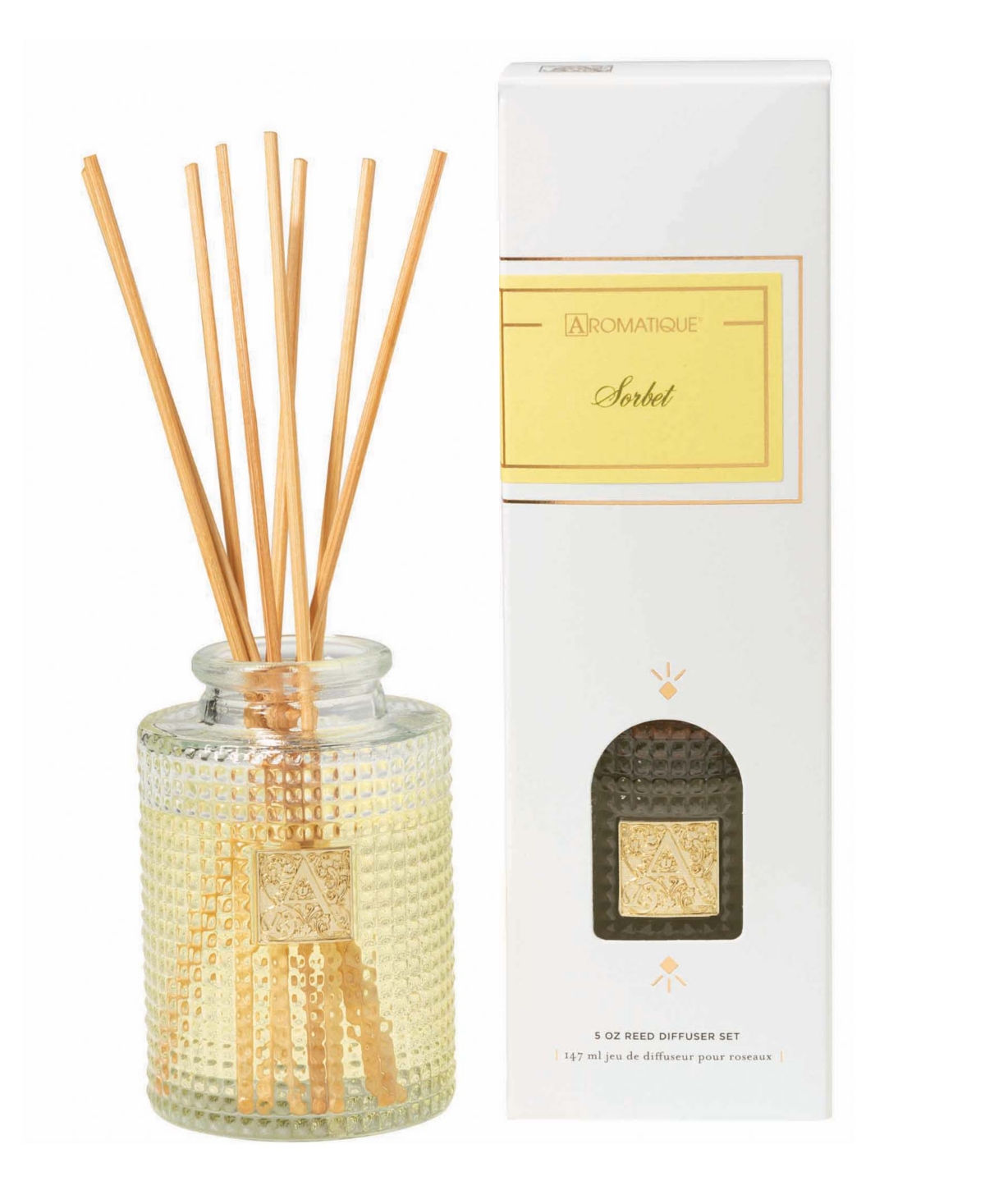 Aromatique Sorbet Reed Diffuser In Clear Glass