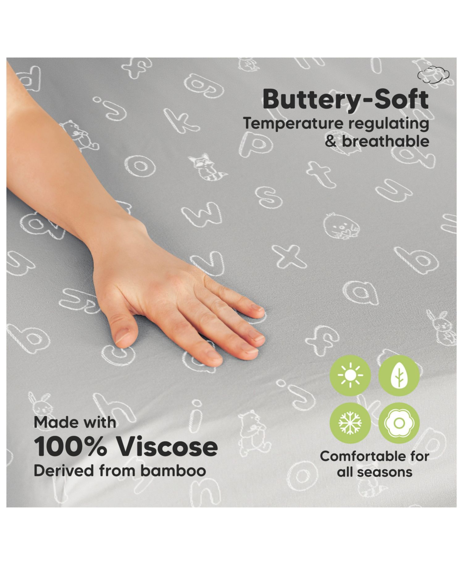 2-Pack Mini Crib Sheets, Pack and Play Sheets Fitted, Pack N Play Sheets, Organic Fitted Crib Sheet Cover