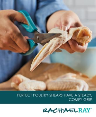 Professional Multi Shear Kitchen Scissors with Herb Stripper and Sheath Set, 2 Piece