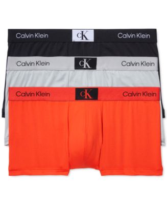 Calvin Klein Men's 1996 Micro 3-Pk. Low Rise Trunk Underwear - Macy's