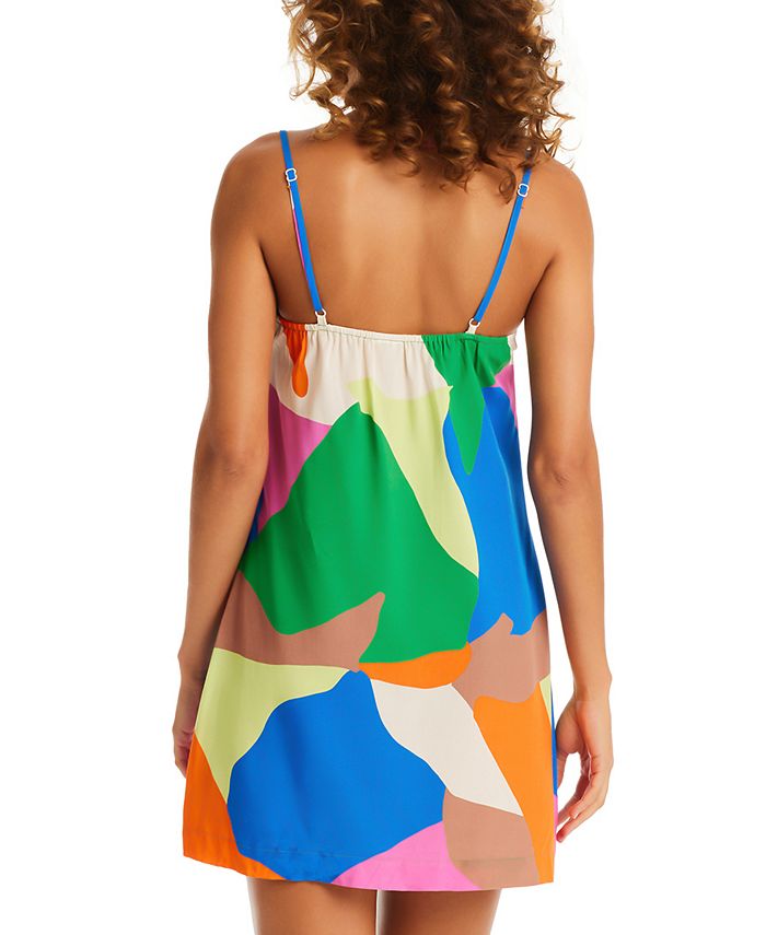 Sanctuary Women's Printed ALine Swim Dress CoverUp Macy's
