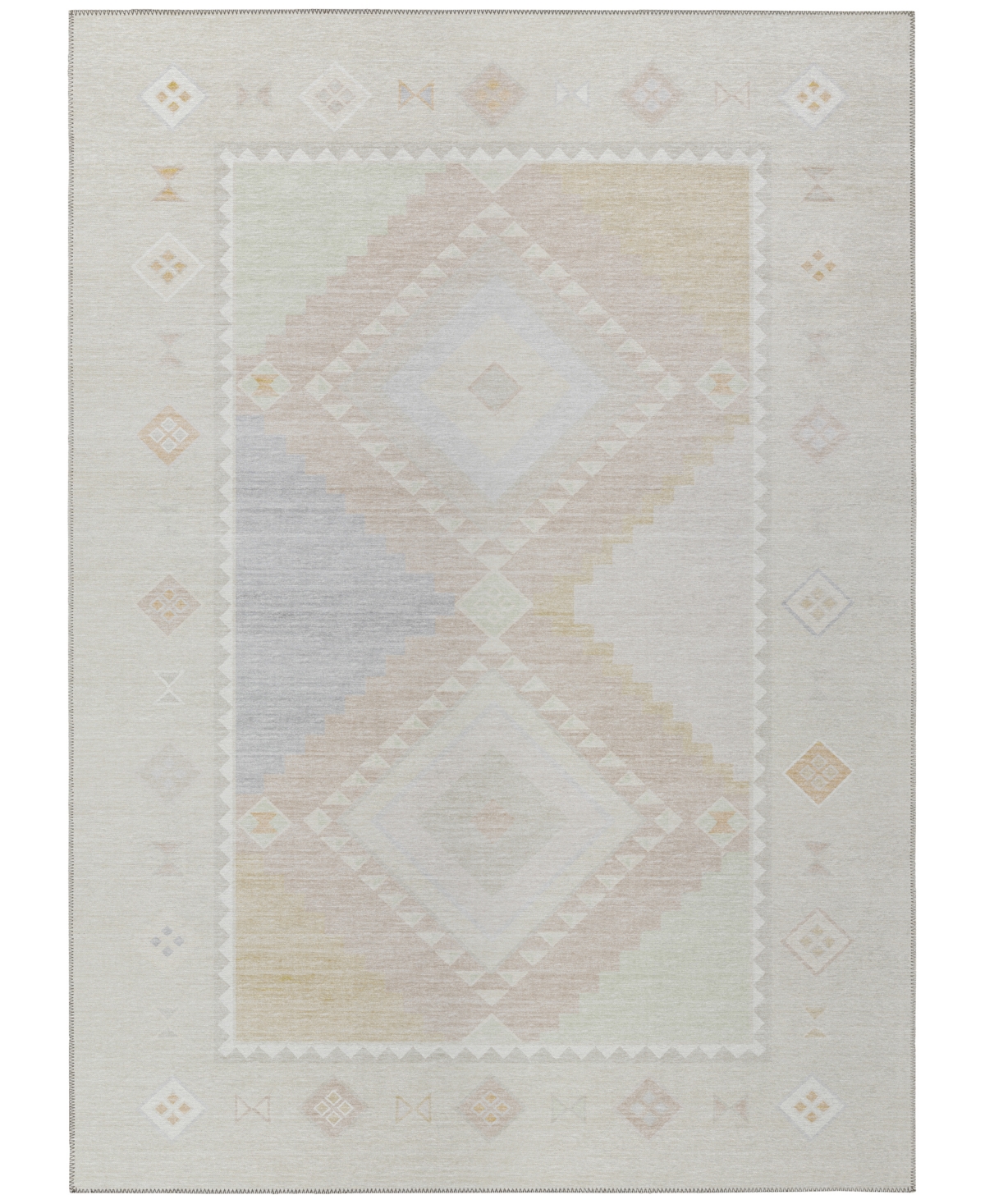 D Style Havasu Hvu2 5' X 7'6" Area Rug In Ivory