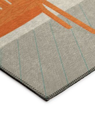 Harbor Washable HA1 2'3" x 7'6" Runner Area Rug