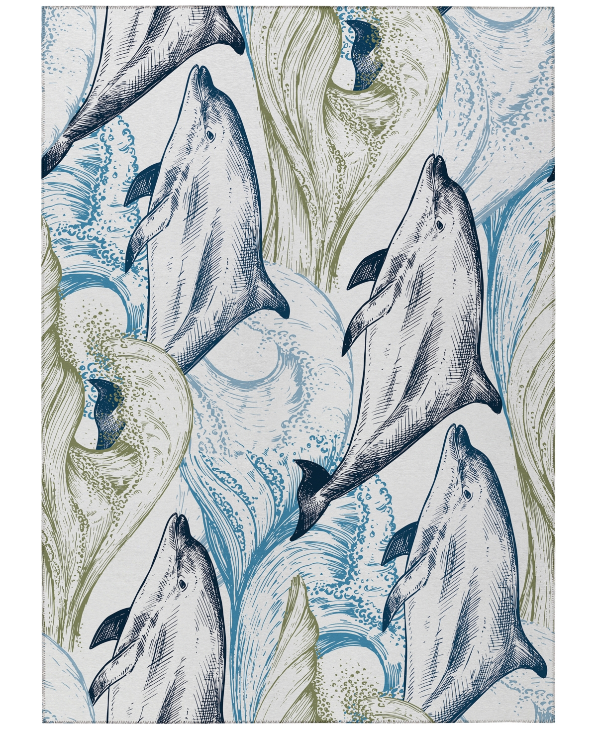 D Style Harbor Ha10 5' X 7'6" Area Rug In Ivory