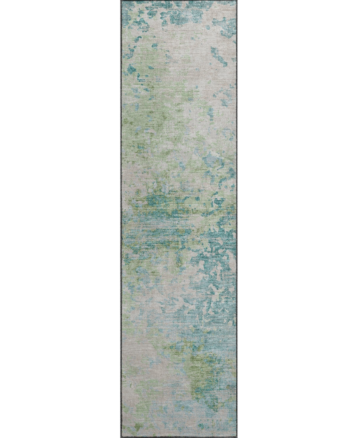 D Style Sandhurst Sdh5 2'3" X 7'6" Runner Area Rug In Green