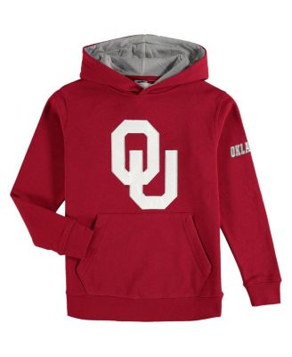 Big Boys Oklahoma Sooners Big Logo Pullover Hoodie