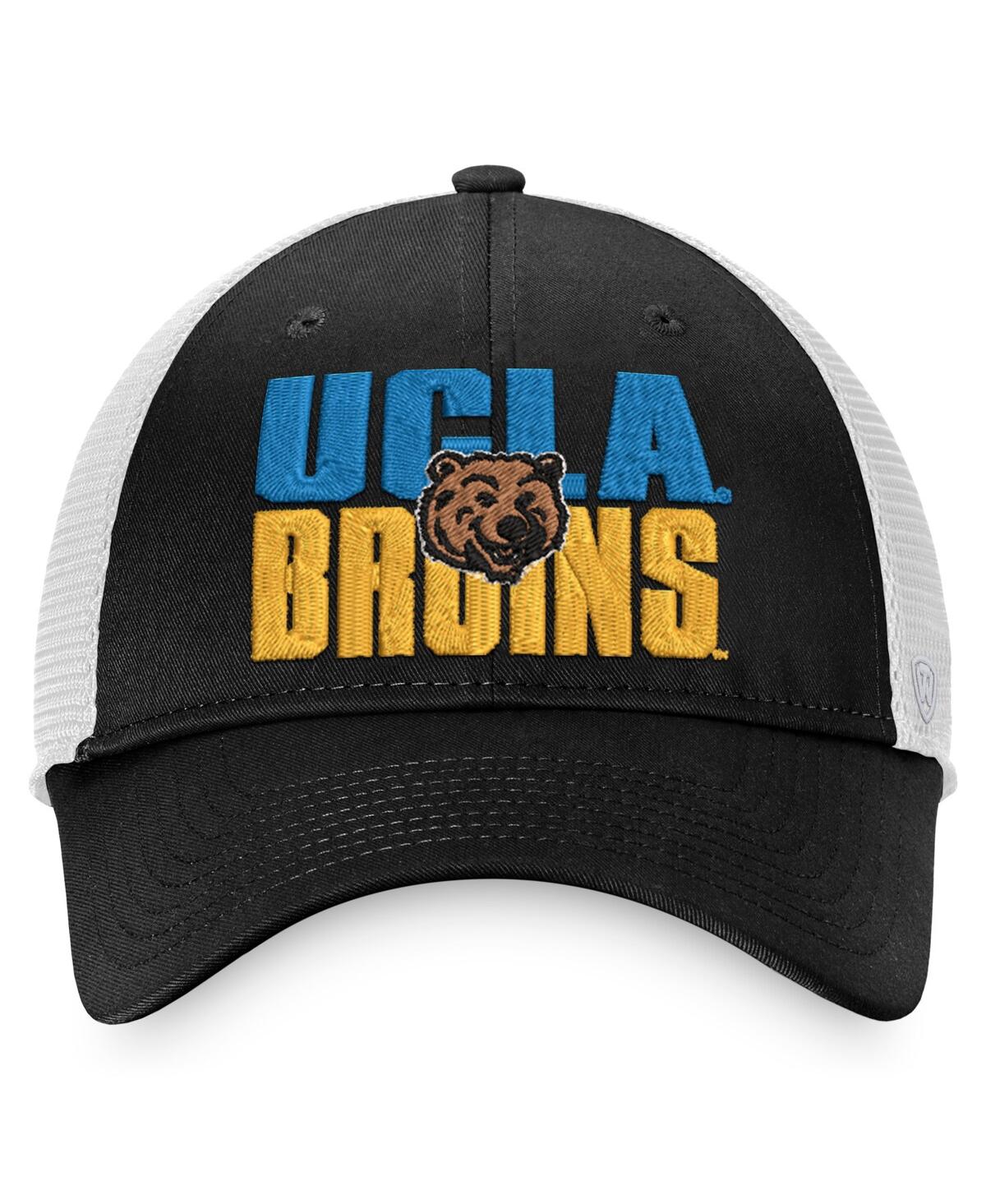 Men's Top of the World White Ucla Bruins Stockpile Trucker Snapback Hat - White