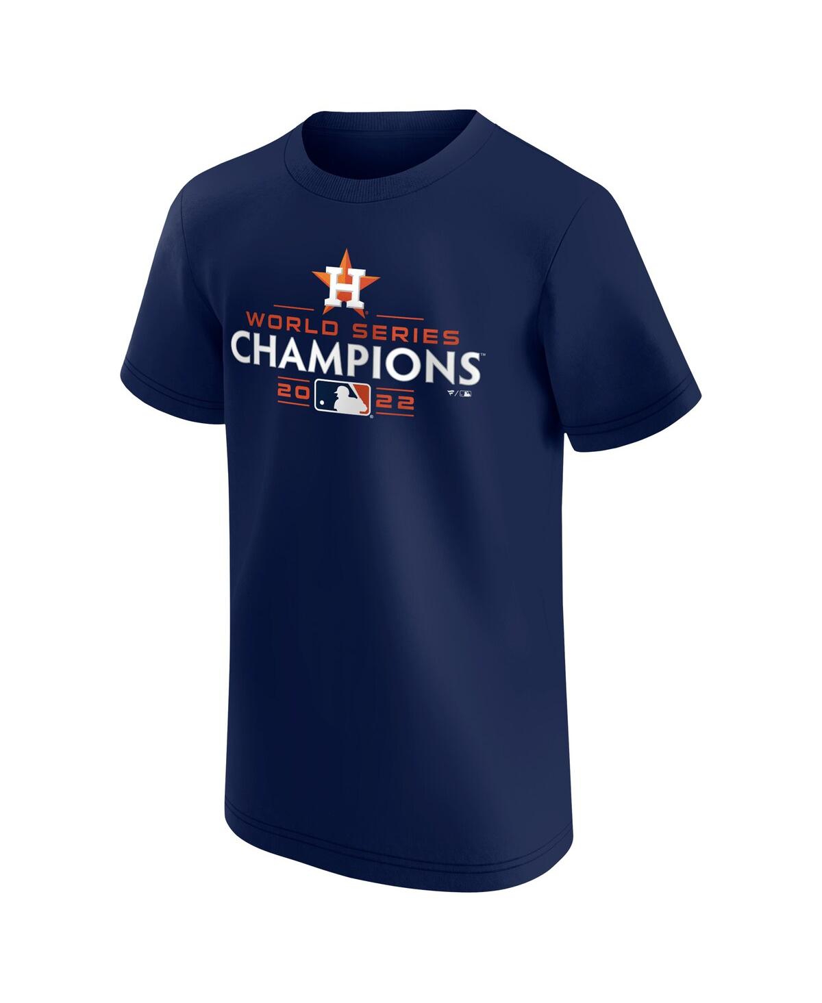 Toddler Fanatics Branded Navy Houston Astros 2022 World Series Champions Logo T-Shirt