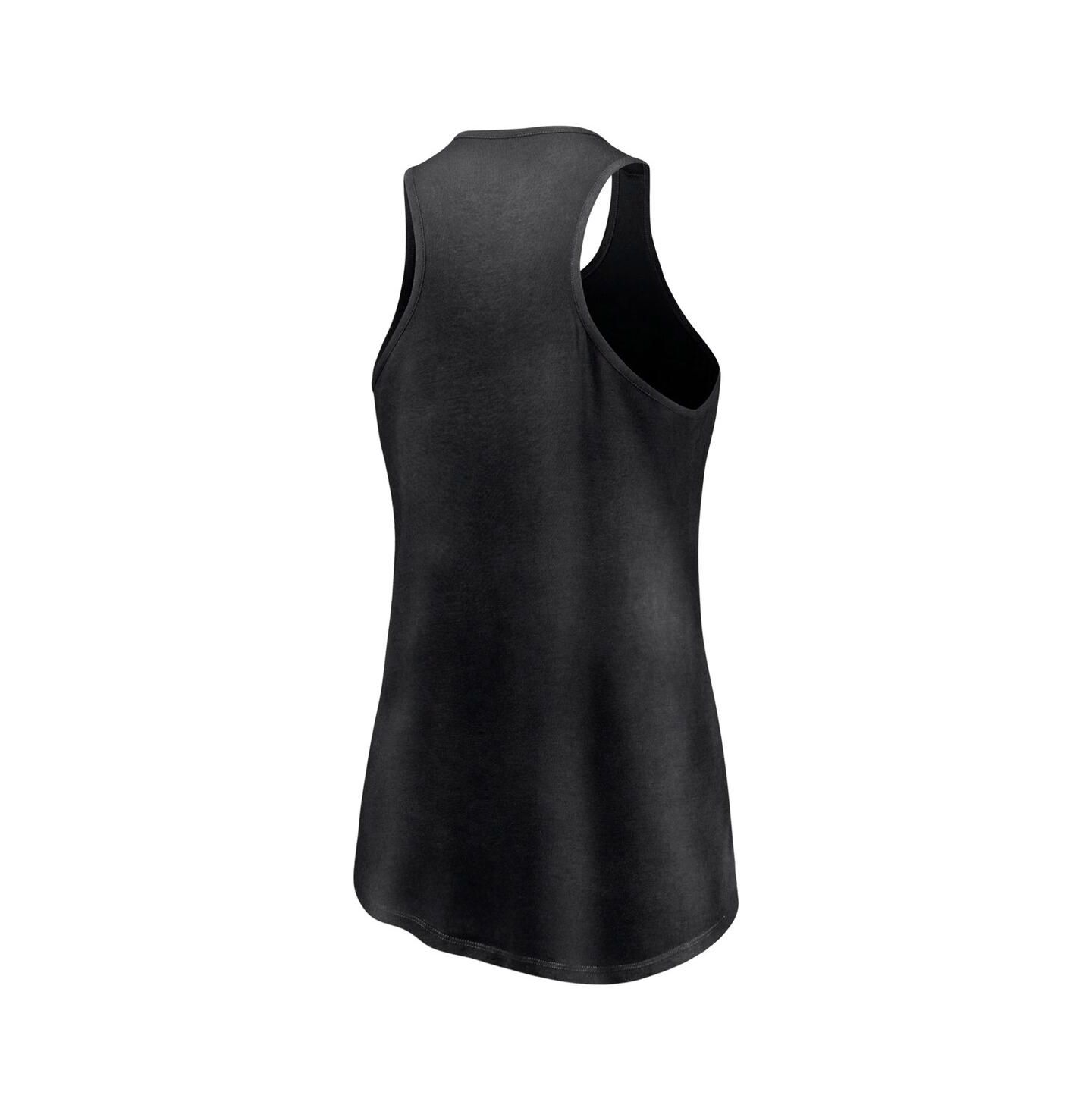 Женский топ Fanatics Black San Francisco Giants Simplicity Swing Racerback Scoop Neck — фото 2