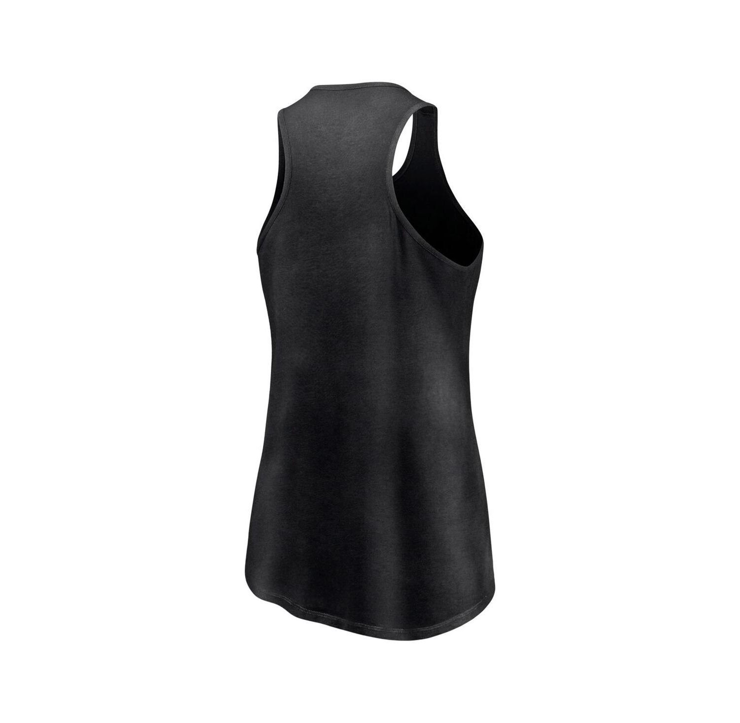 Women's Black San Francisco Giants Simplicity Swing Racerback Scoop Neck Tank Top