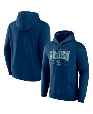 Men's Deep Sea Blue Seattle Kraken Dynasty Pullover Hoodie
