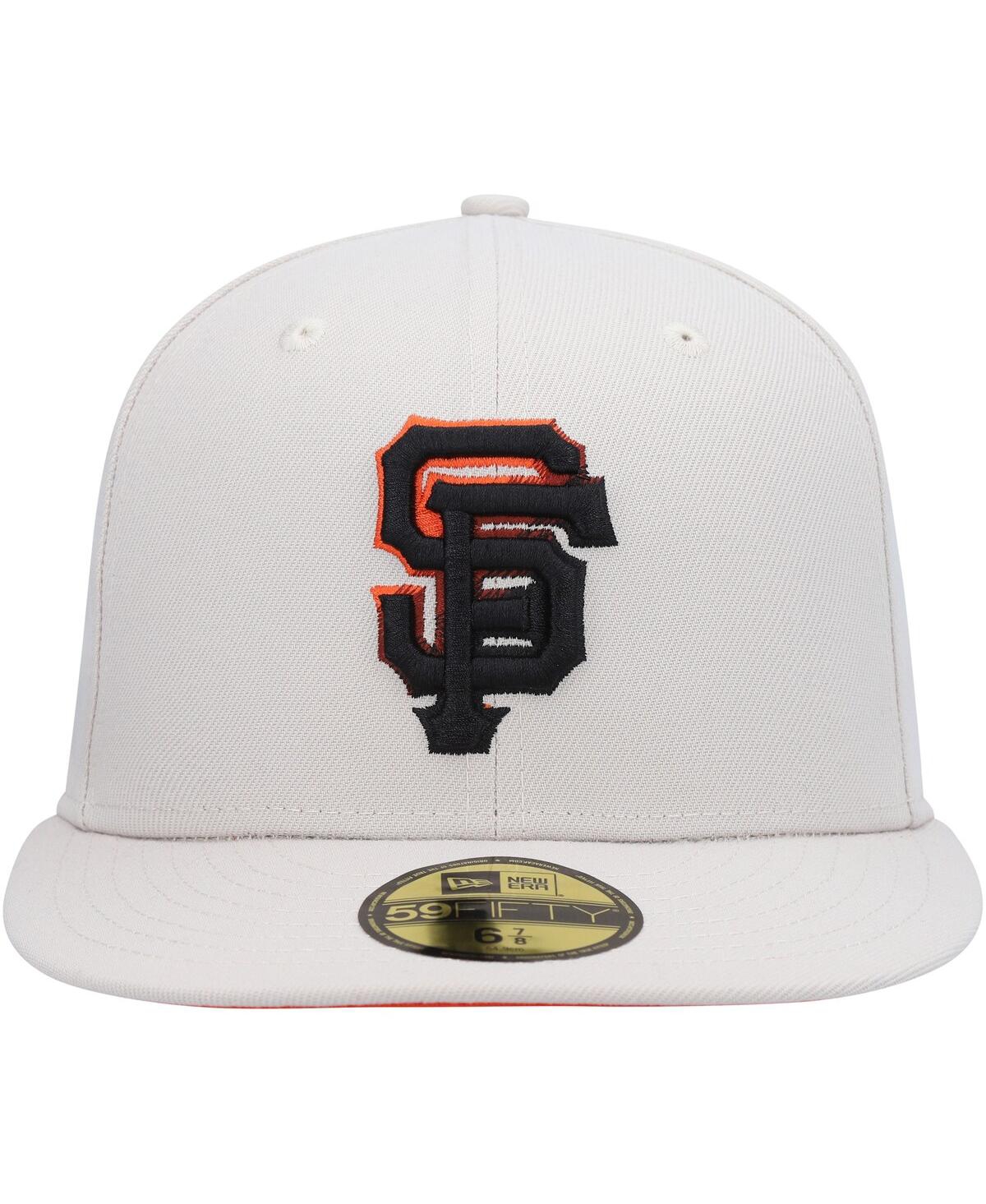 Men's New EraSan Francisco Giants Stone Dim Undervisor 59Fifty Fitted Hat - Khaki