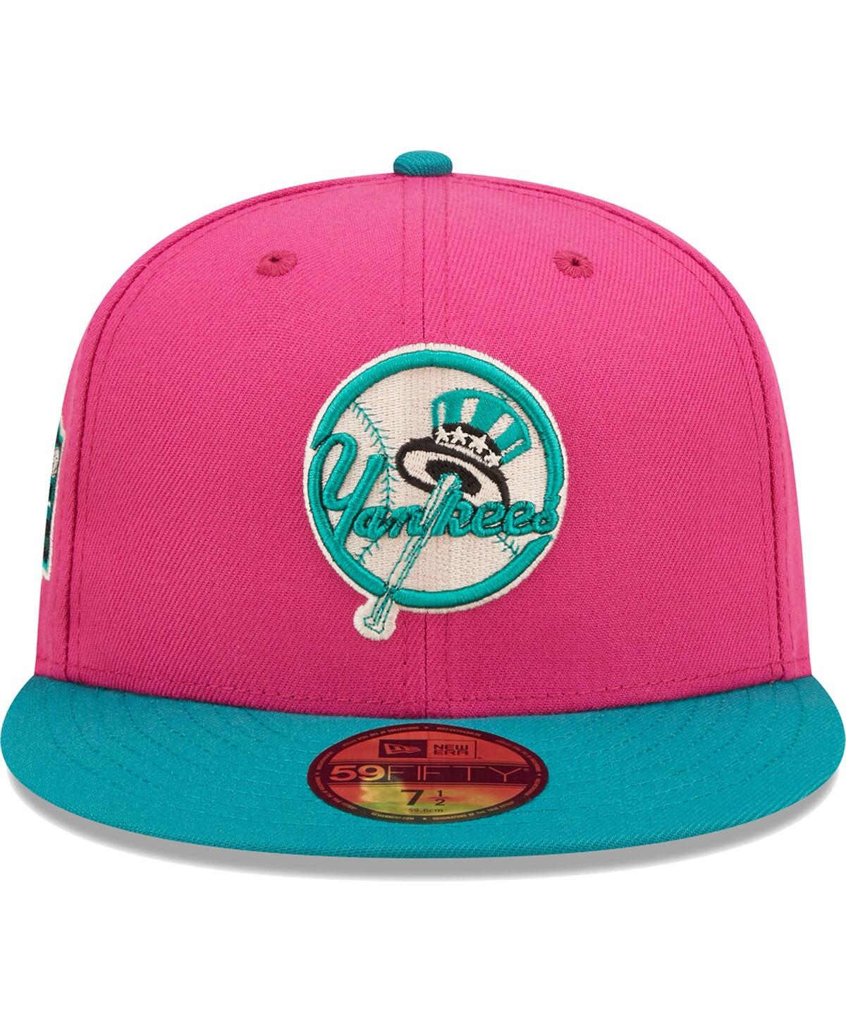 Shop New Era Men's  Pink, Green New York Yankees Cooperstown Collection Yankee Stadium Passion Forest 59fi In Pink,green