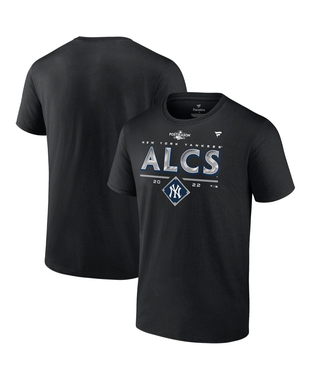 Fanatics Branded Black New York Yankees 2022 Division Series Winner Locker Room Big & Tall T-shirt In Black