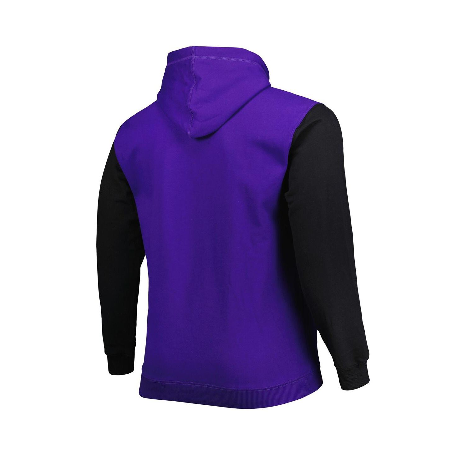 Men's Purple, Black Phoenix Suns Big and Tall Bold Attack Pullover Hoodie