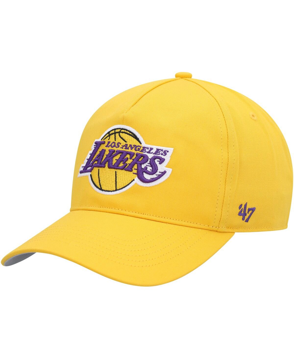 47 BRAND MEN'S '47 BRAND GOLD LOS ANGELES LAKERS HITCH SNAPBACK HAT