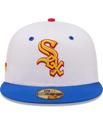 Men's White, Royal Chicago White Sox 2005 World Series Cherry Lolli 59Fifty Fitted Hat