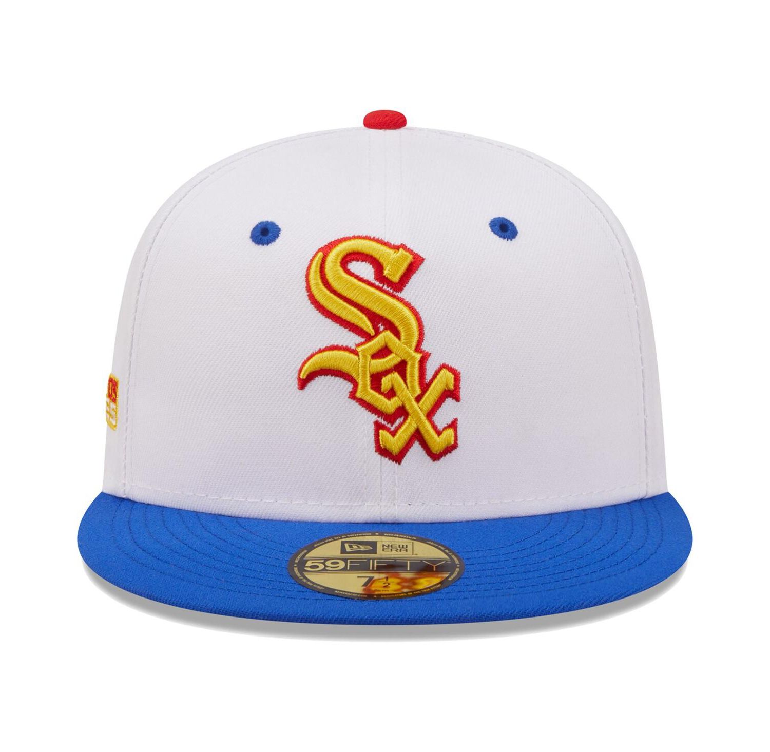 Men's White, Royal Chicago White Sox 2005 World Series Cherry Lolli 59Fifty Fitted Hat