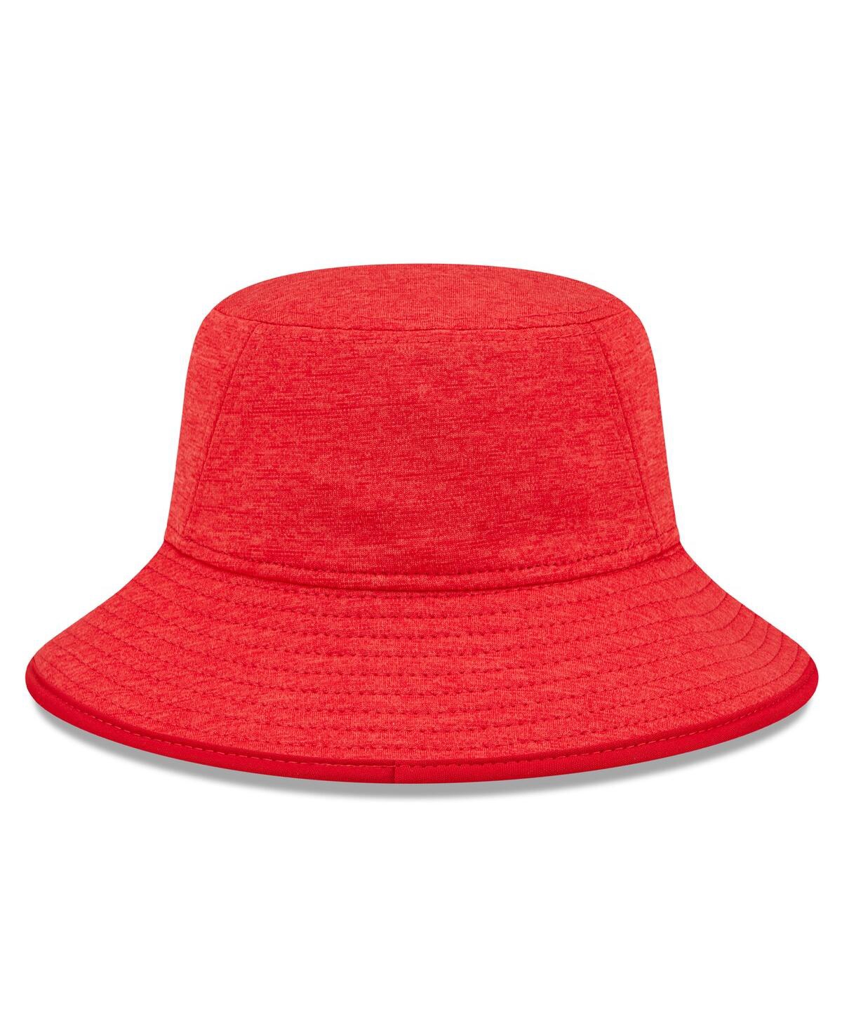 New Era Heather Red Tampa Bay Buccaneers Bucket Hat In Heather Red