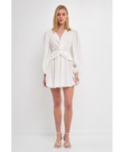 White party dresses macy's online