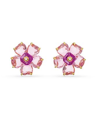 Swarovski Crystal Flower Florere Stud Earrings - Macy's